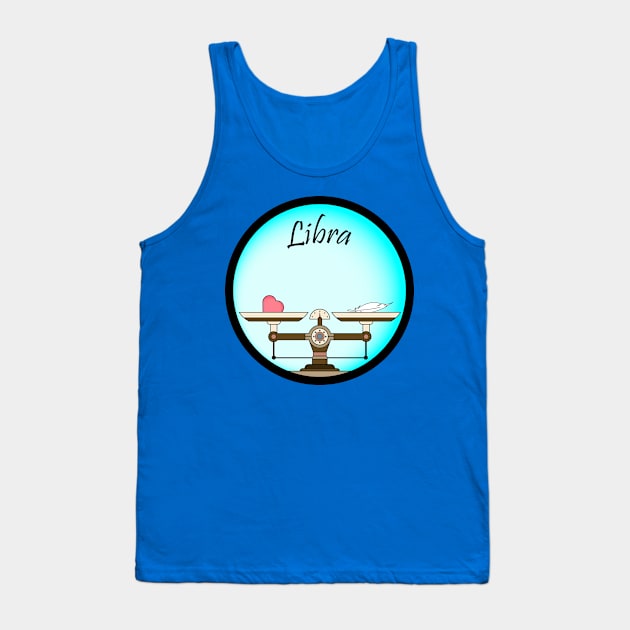 Libra Tank Top by BestRamen